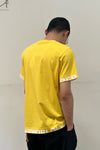 Walter Van BeirendonCK Facial T-shirts AW22-23 8017 Lemon Color